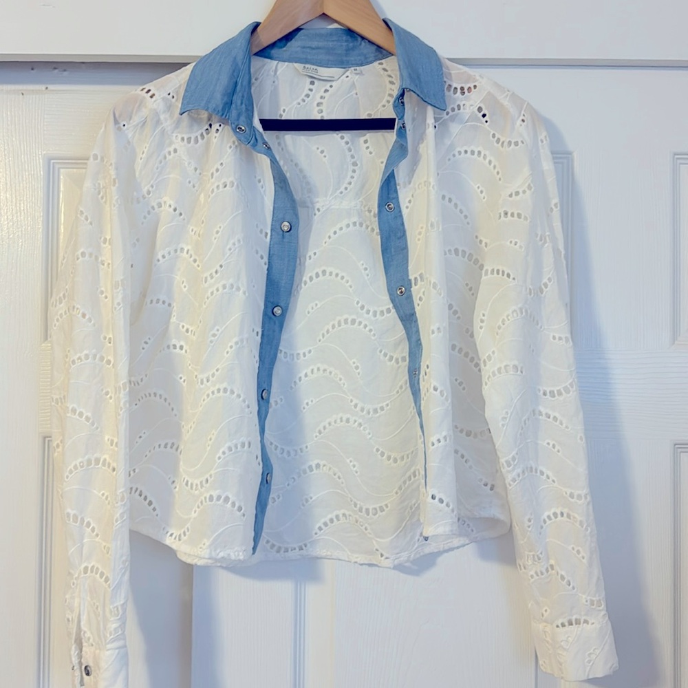 Salsa jeans button up top